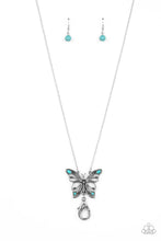 Load image into Gallery viewer, Badlands Butterfly - Blue - VJ Bedazzled Jewelry
