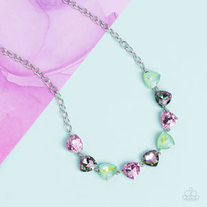 Dreamy Drama - Green- Paparazzi Accessories - VJ Bedazzled Jewelry