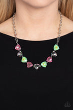 Load image into Gallery viewer, Dreamy Drama - Green- Paparazzi Accessories - VJ Bedazzled Jewelry
