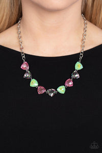 Dreamy Drama - Green- Paparazzi Accessories - VJ Bedazzled Jewelry