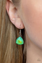 Load image into Gallery viewer, Dreamy Drama - Green- Paparazzi Accessories - VJ Bedazzled Jewelry

