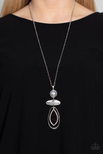 Load image into Gallery viewer, Modern Day Demure - Silver- Paparazzi Accessories - VJ Bedazzled Jewelry
