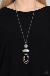 Modern Day Demure - Silver- Paparazzi Accessories - VJ Bedazzled Jewelry