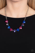 Load image into Gallery viewer, Dreamy Drama - Blue Paparazzi Accessories - VJ Bedazzled Jewelry
