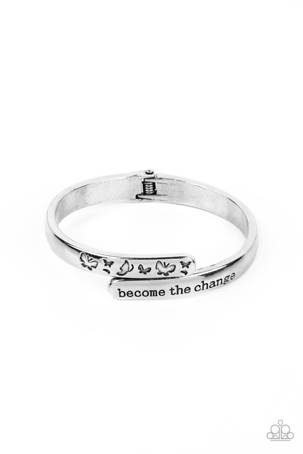 WINGS of Change - Silver - VJ Bedazzled Jewelry