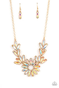 Celestial Cruise - Gold Paparazzi Accessories - VJ Bedazzled Jewelry