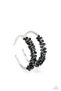 Bubble-Bursting Bling - Black- Paparazzi Accessories - VJ Bedazzled Jewelry