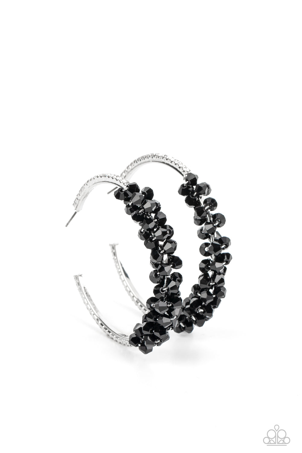 Bubble-Bursting Bling - Black- Paparazzi Accessories - VJ Bedazzled Jewelry