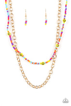 Load image into Gallery viewer, Happy Looks Good on You - Multi Necklace - Paparazzi Accessories - VJ Bedazzled Jewelry

