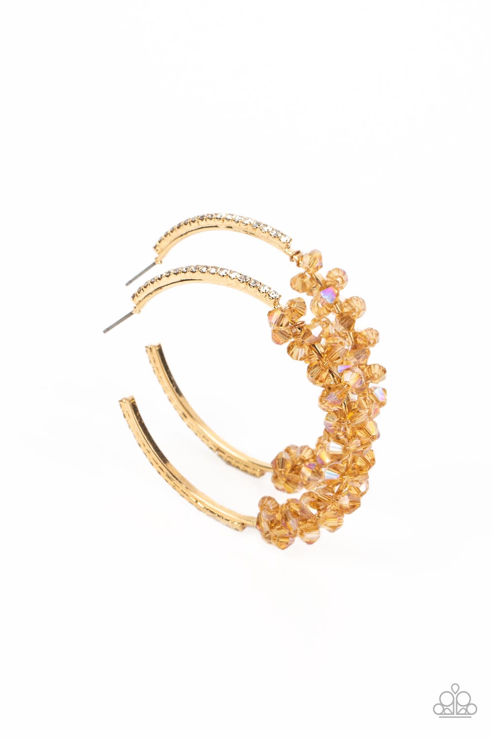Bubble-Bursting Bling - Gold Paparazzi Accessories - VJ Bedazzled Jewelry