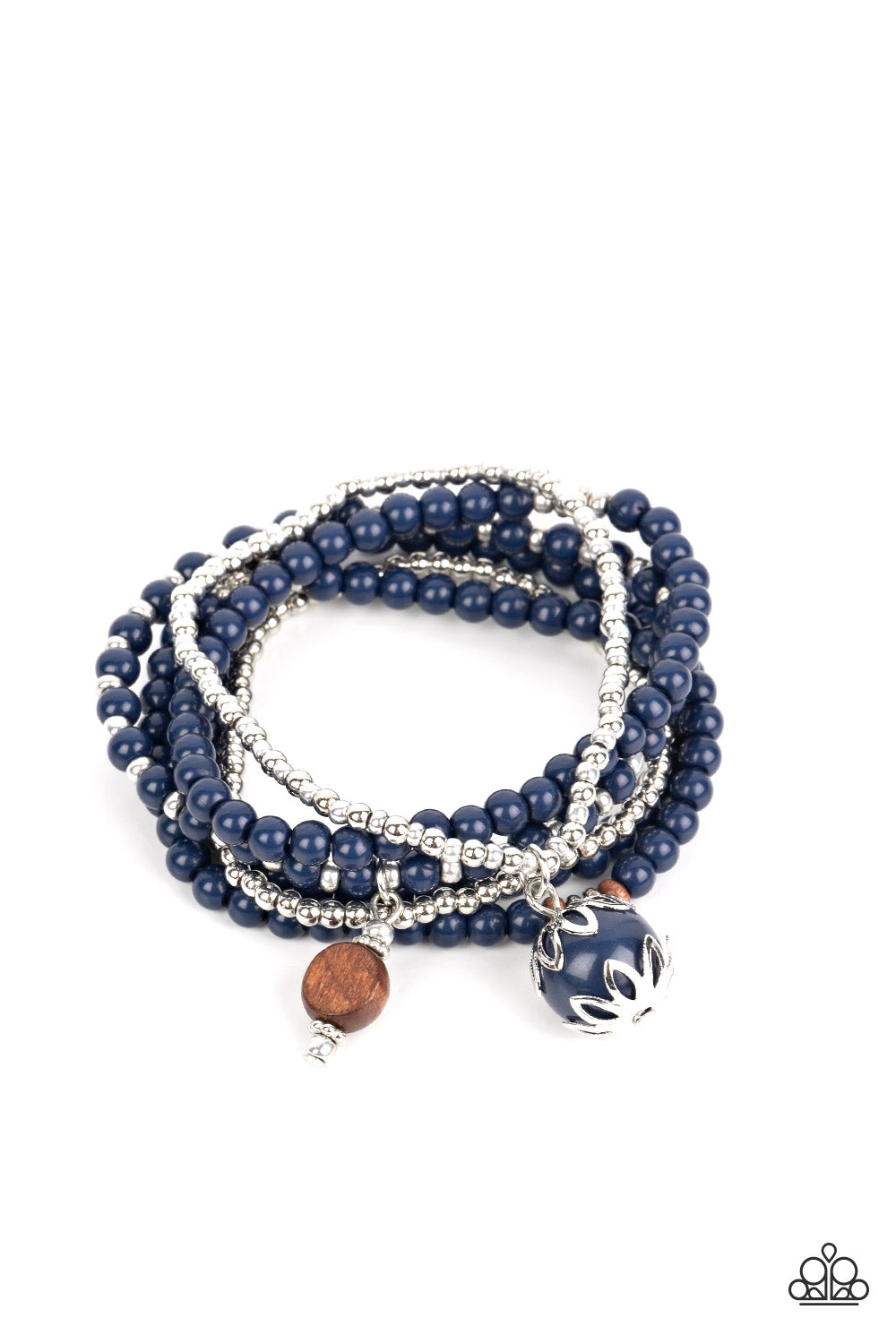 Epic Escapade - Blue -Paparazzi Accessories - VJ Bedazzled Jewelry