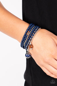 Epic Escapade - Blue -Paparazzi Accessories - VJ Bedazzled Jewelry