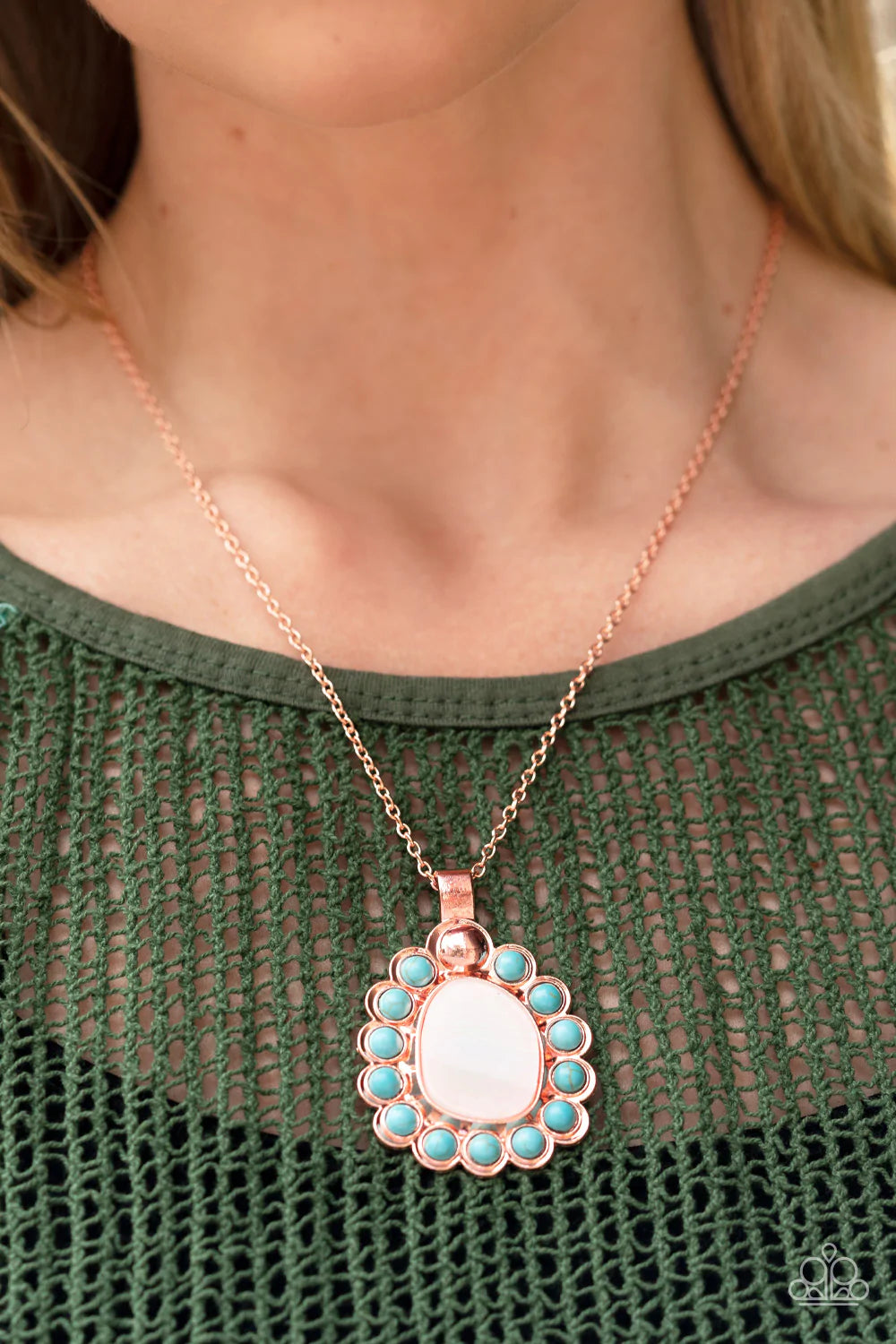 Sahara Sea copper - paparazzi accessories - VJ Bedazzled Jewelry