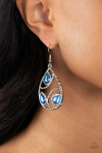 Load image into Gallery viewer, Send the BRIGHT Message - Blue - Paparazzi Accessories - VJ Bedazzled Jewelry
