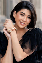Load image into Gallery viewer, Gilded Gallery - Gold - Paparazzi Accessories - VJ Bedazzled Jewelry
