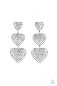 Couples Retreat - White Paparazzi Accessories - VJ Bedazzled Jewelry