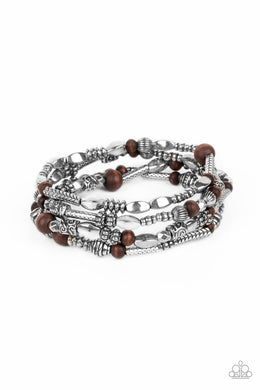 Jungle Jubilee - Brown Paparazzi Accessories - VJ Bedazzled Jewelry