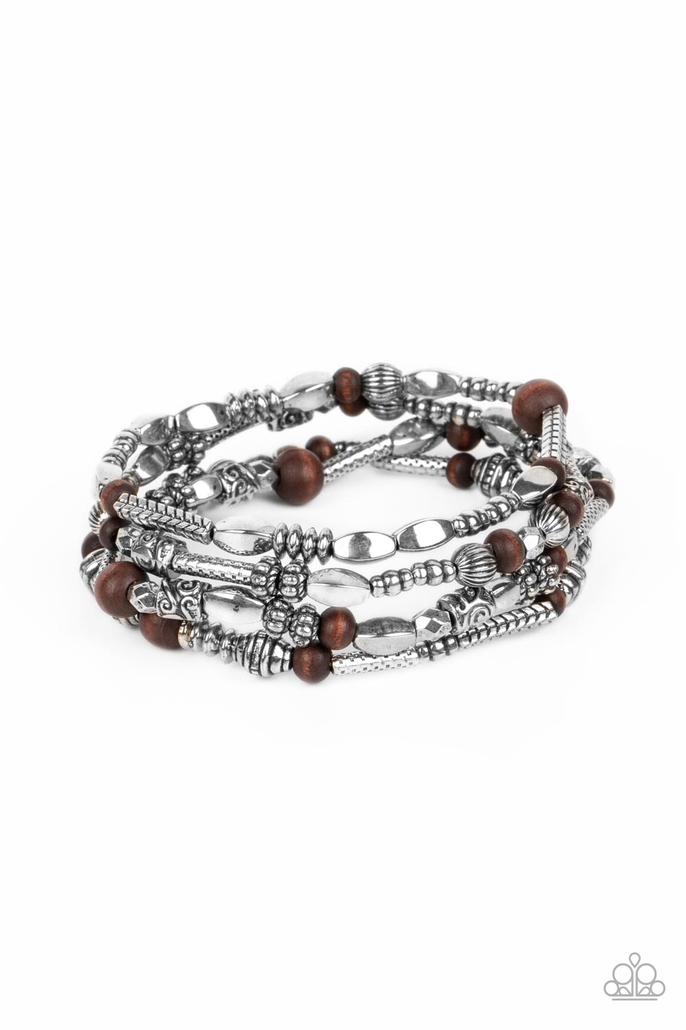 Jungle Jubilee - Brown Paparazzi Accessories - VJ Bedazzled Jewelry