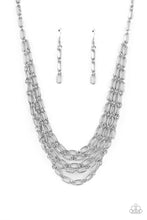 Load image into Gallery viewer, House of CHAIN - Silver - Paparazzi Accessories - VJ Bedazzled Jewelry

