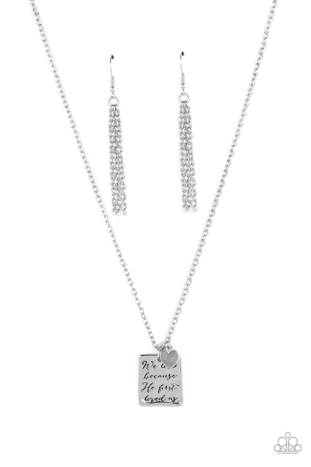Divine Devotion - Silver - VJ Bedazzled Jewelry