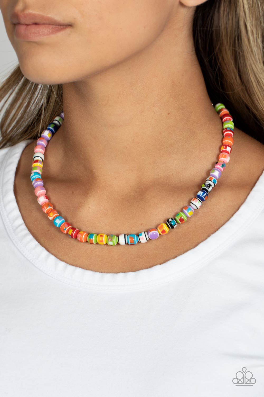 Gobstopper Glamour - Multi - Paparazzi Accessories - VJ Bedazzled Jewelry
