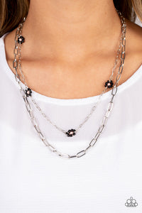 Bold Buds - Black - Paparazzi Accessories - VJ Bedazzled Jewelry