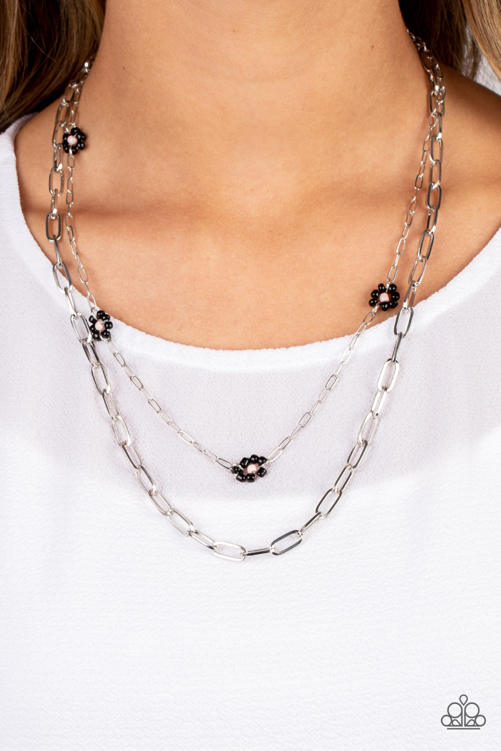 Bold Buds - Black - Paparazzi Accessories - VJ Bedazzled Jewelry
