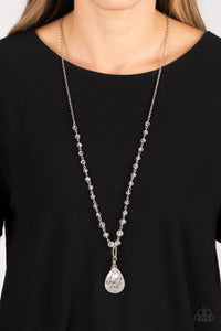 Divine Dance - White - Paparazzi Accessories - VJ Bedazzled Jewelry
