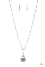 Load image into Gallery viewer, Divine Dance - White - Paparazzi Accessories - VJ Bedazzled Jewelry
