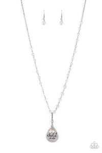 Divine Dance - White - Paparazzi Accessories - VJ Bedazzled Jewelry