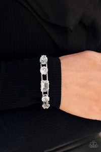 Uniquely Untapped - White - Paparazzi Accessories - VJ Bedazzled Jewelry