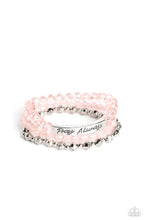 Load image into Gallery viewer, Pray Always - Pink - Paparazzi Accessories - VJ Bedazzled Jewelry
