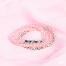 Load image into Gallery viewer, Pray Always - Pink - Paparazzi Accessories - VJ Bedazzled Jewelry
