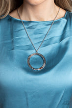 Load image into Gallery viewer, Encrusted Elegance - Silver Paparazzi Accessories - VJ Bedazzled Jewelry
