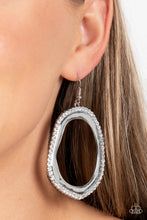 Load image into Gallery viewer, Scintillating Shareholder - White Paparazzi Accessories - VJ Bedazzled Jewelry
