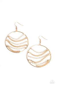 Fighting Fortune - Gold - Paparazzi Accessories - VJ Bedazzled Jewelry