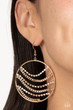 Load image into Gallery viewer, Fighting Fortune - Gold - Paparazzi Accessories - VJ Bedazzled Jewelry
