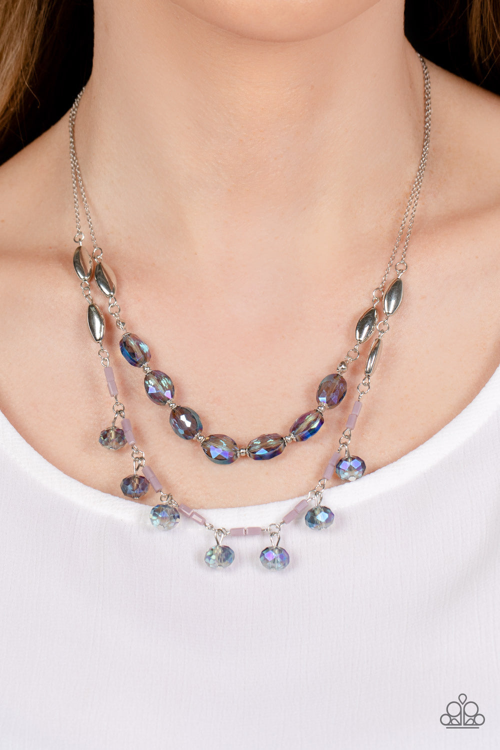Sheen Season - Blue - Paparazzi Accessories - VJ Bedazzled Jewelry