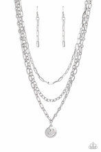 Load image into Gallery viewer, Winking Wanderer - Silver Paparazzi Accessories - VJ Bedazzled Jewelry
