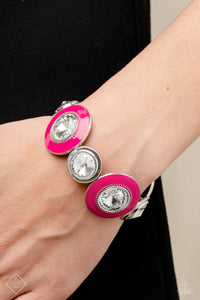 Lustrous Lass - Pink Paparazzi Accessories - VJ Bedazzled Jewelry