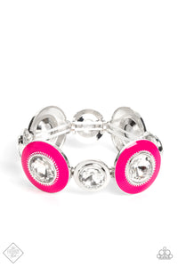 Lustrous Lass - Pink Paparazzi Accessories - VJ Bedazzled Jewelry