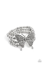 Load image into Gallery viewer, First WINGS First - White Paparazzi Accessories - VJ Bedazzled Jewelry
