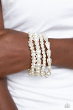 Load image into Gallery viewer, Gossip PEARL - White - VJ Bedazzled Jewelry
