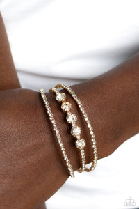 Lucid Layers - Gold - Paparazzi Accessories - VJ Bedazzled Jewelry