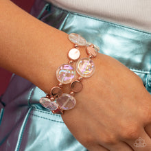 Load image into Gallery viewer, Discus Throw - Copper Paparazzi Accessories - VJ Bedazzled Jewelry
