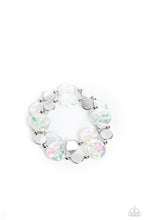 Load image into Gallery viewer, Discus Throw - White Paparazzi Accessories - VJ Bedazzled Jewelry
