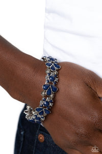 Teasing Torrent - Blue Paparazzi Accessories - VJ Bedazzled Jewelry
