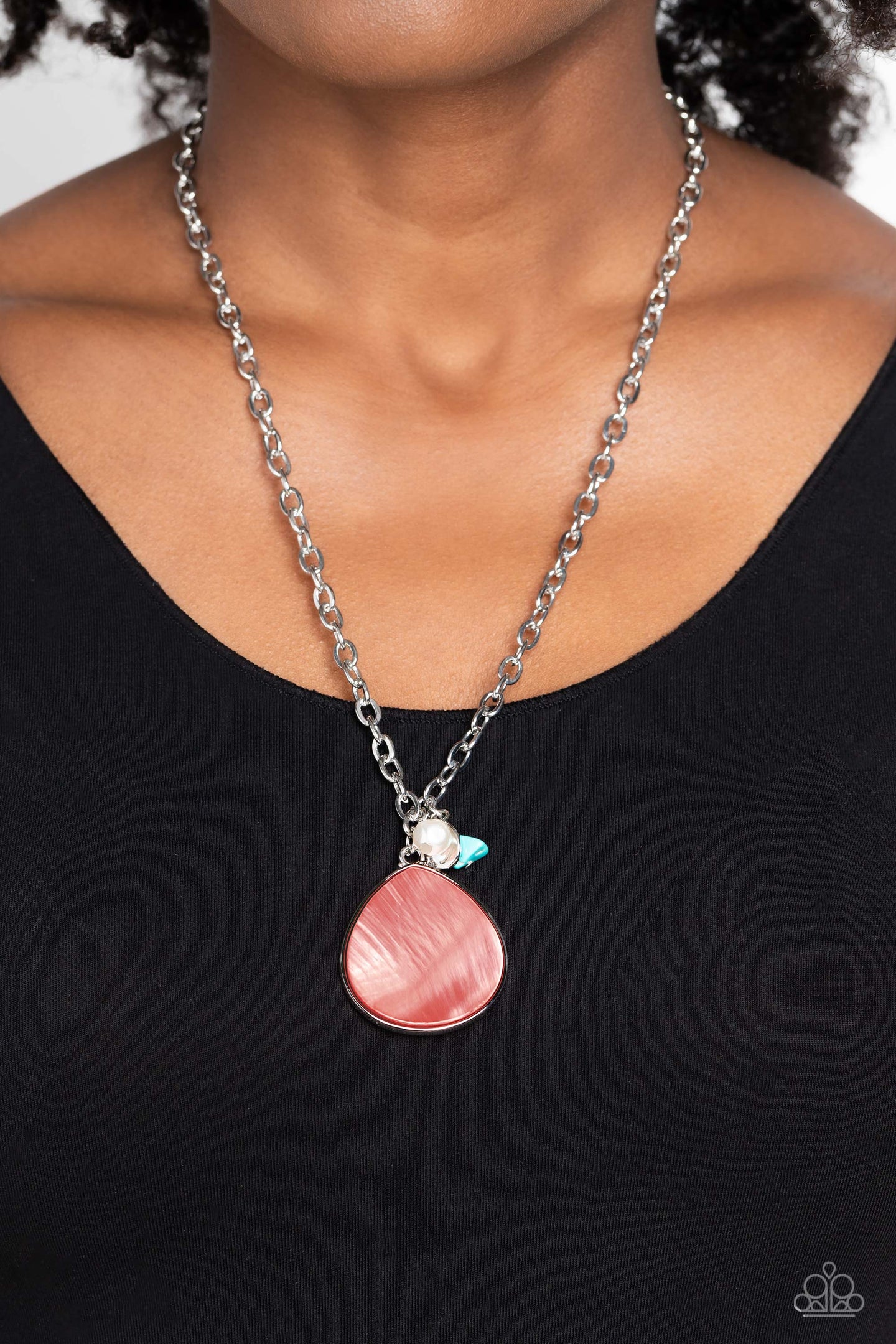 I Put A SHELL On You - Orange - Paparazzi Accessories - VJ Bedazzled Jewelry