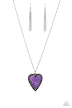 Load image into Gallery viewer, Stony Summer - Purple Paparazzi Accessories - VJ Bedazzled Jewelry

