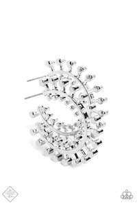 The Way You Make Me WHEEL - Silver Paparazzi Accessories - VJ Bedazzled Jewelry